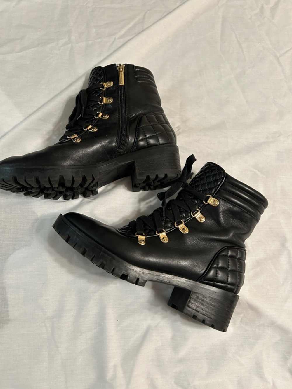 Karl lagerfeld Pervot combat boots size 7.5